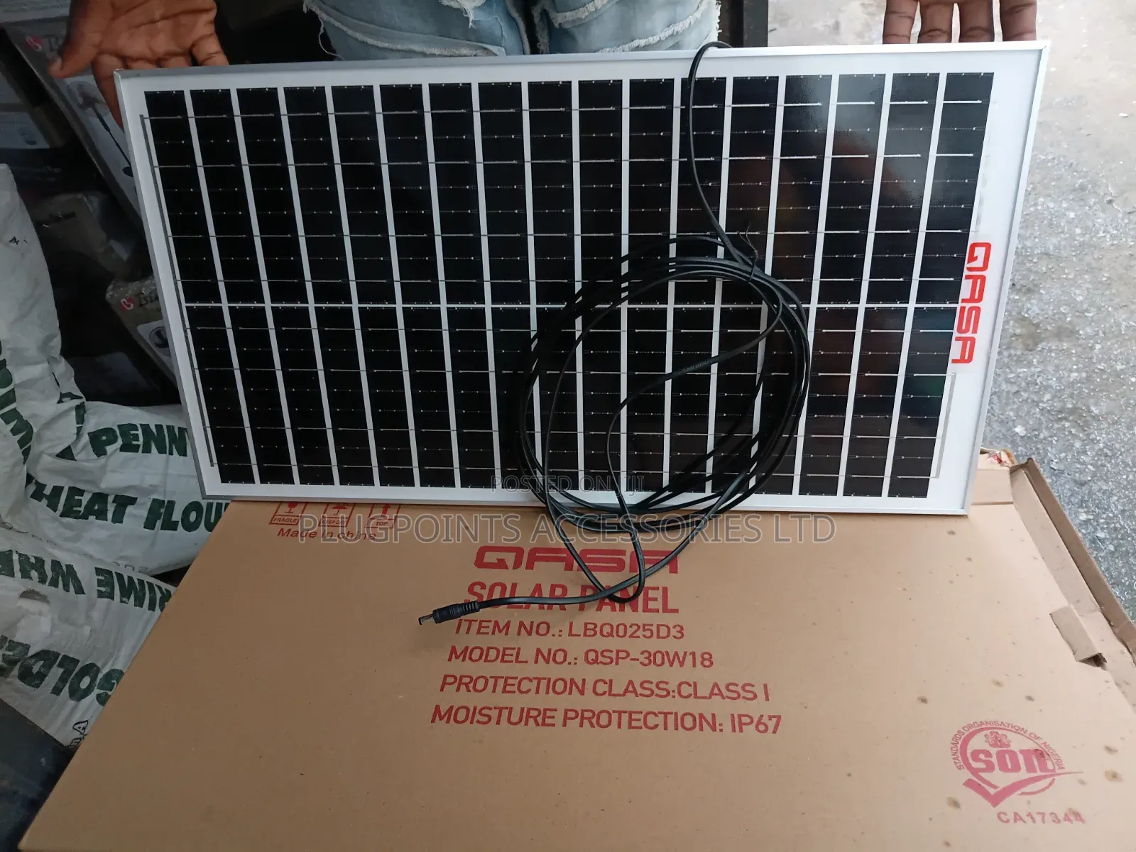 Qasa Solar Panel 18v / 30w