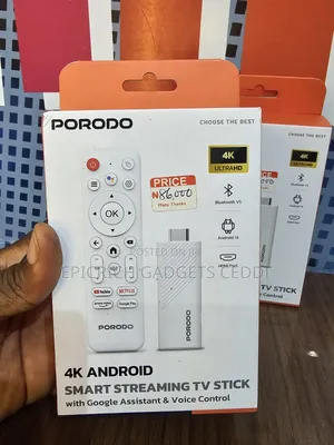 Porodo Android Tv Stick Free Streaming Entertainment Sports