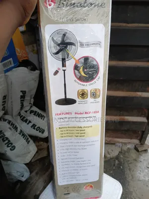 Binatone Fast Rechargeable Ac/Dc Fan RCF-1858