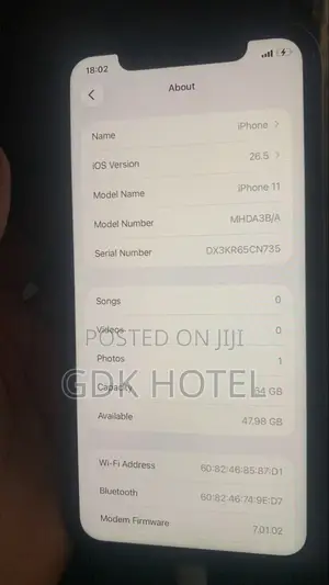 Apple iPhone 11 64 GB Gray