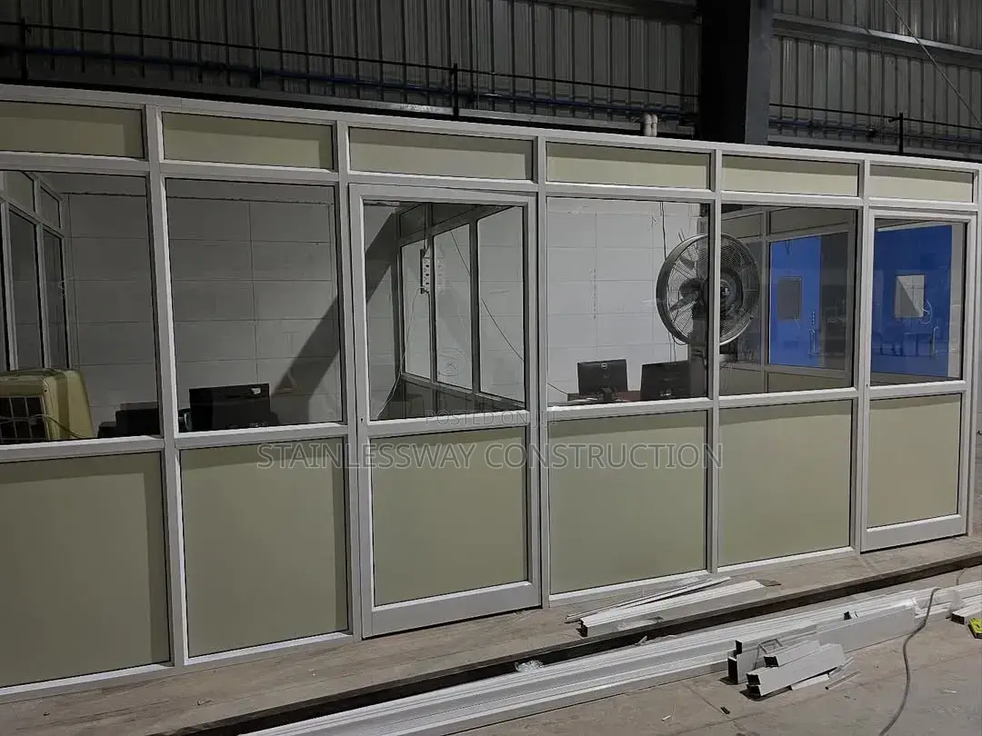 Elite Office Partitions Glass/Bored