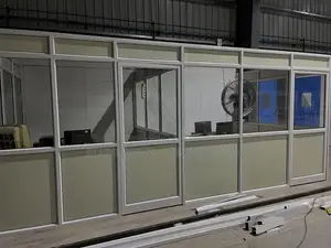 Elite Office Partitions Glass/Bored