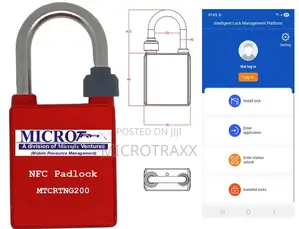 Active Nfc Padlock With Mobile App - Mtcrtng200
