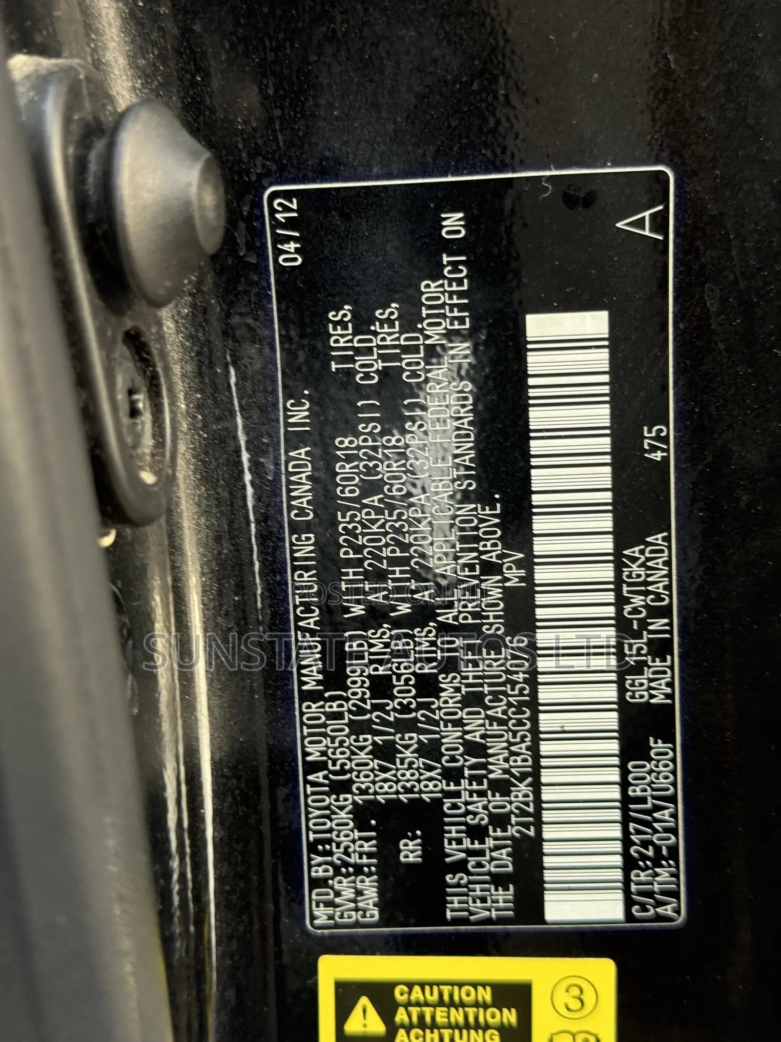 Lexus RX 2012 Black