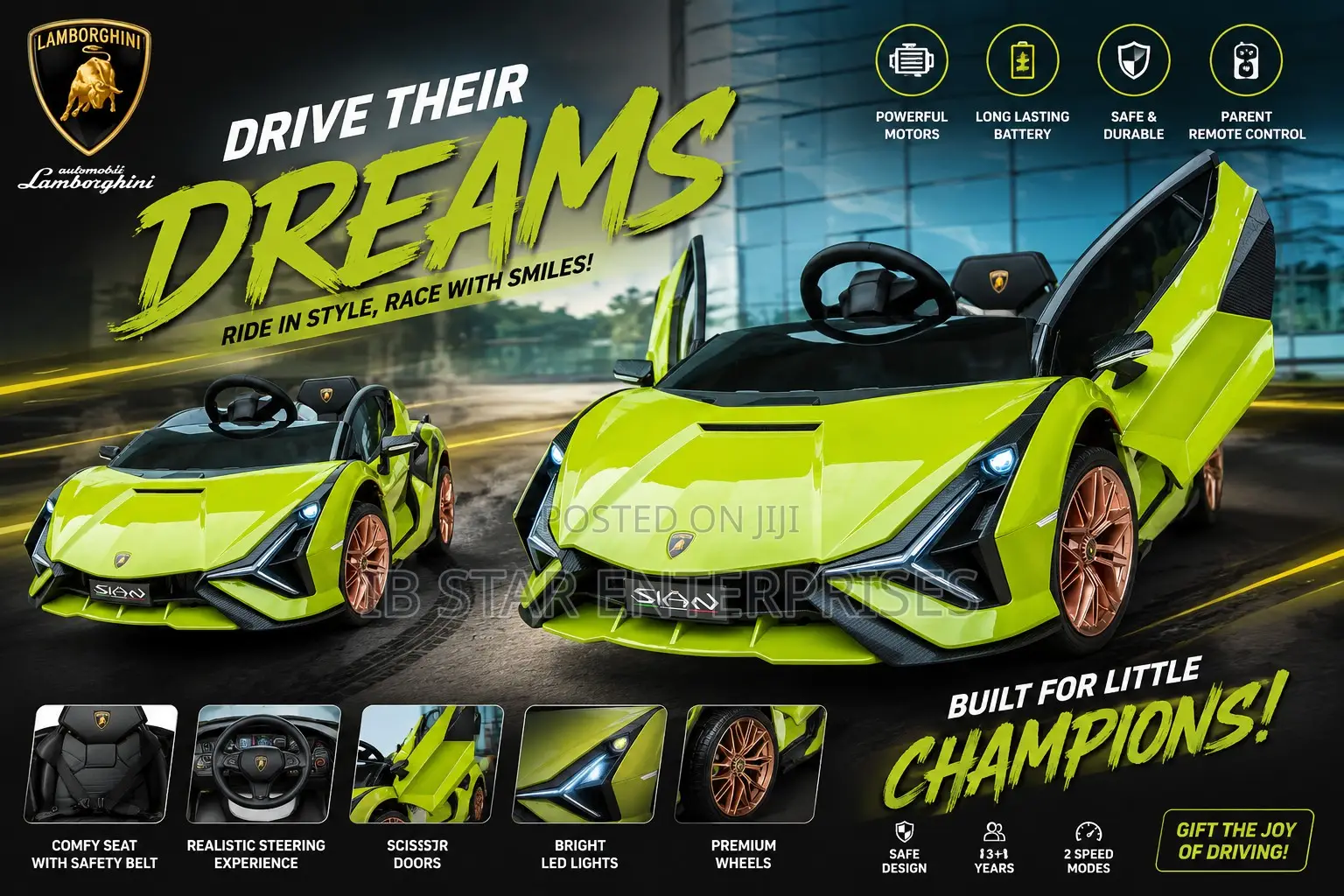 Every Kid Deserves Their First Lamborghini Ride on Car