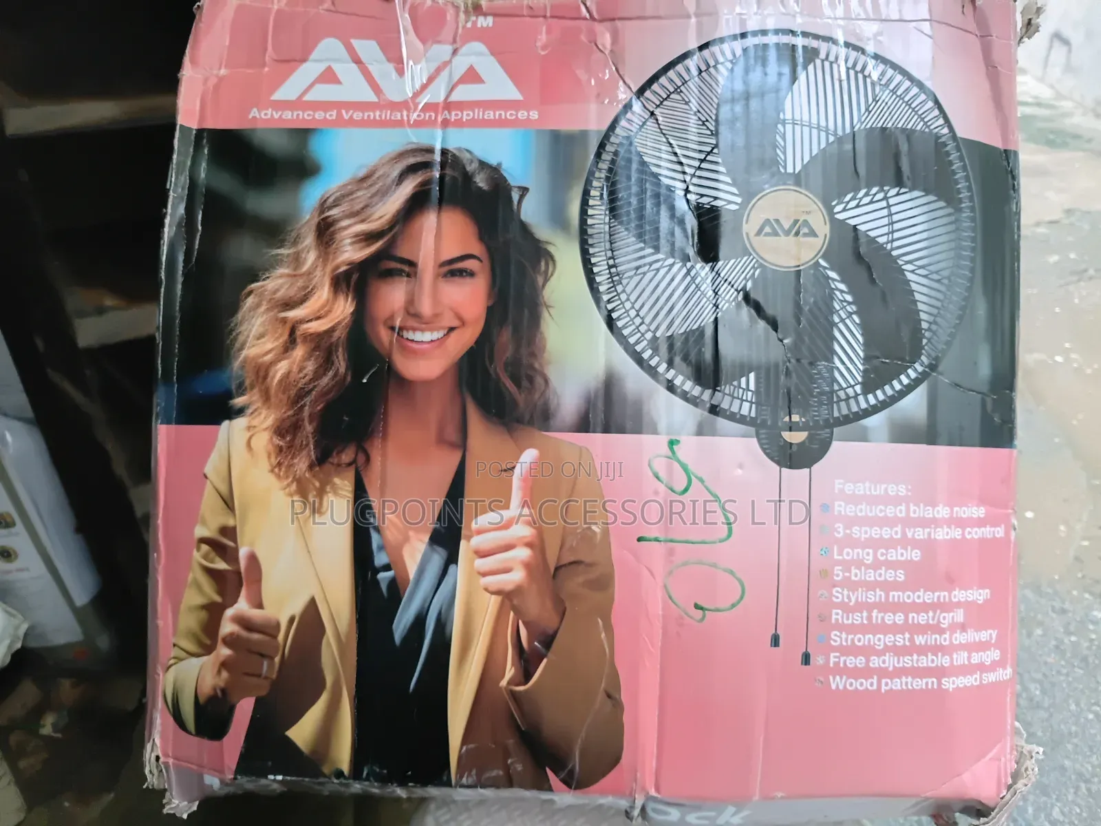Ava Wall Fan 18incheas