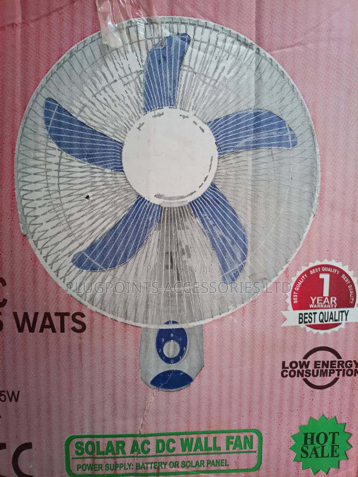 Sonik Wall Fan Ac /Dc 16" 15watts