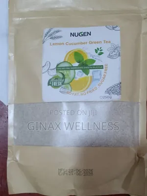 Lemon Cucumber Green Tea Powder for Detox and Healthy Digestion (250g)