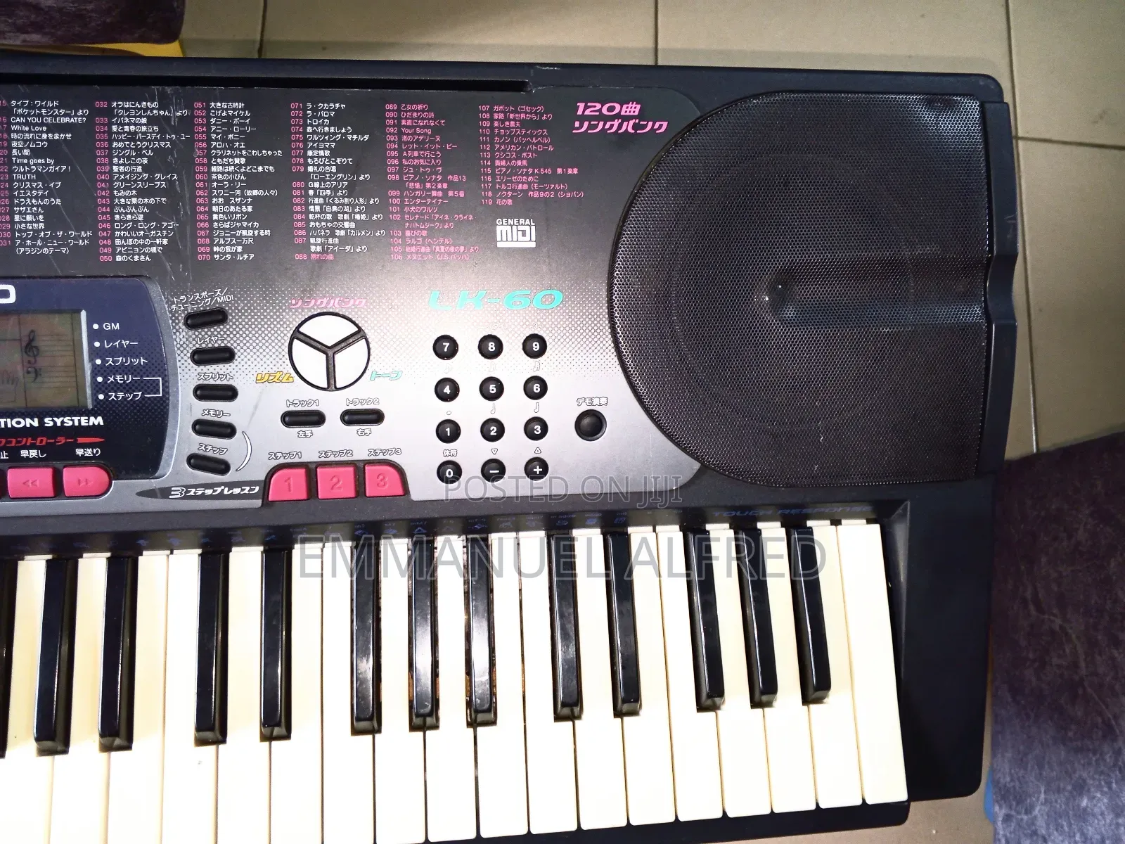 Lk60 Transpose,Dual, Split,Good Tones,5 Octaves, Digital Screen