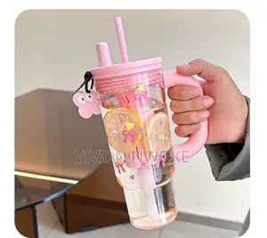 Transparent Hello Kitty Vacuum Flask.