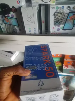 New Tecno Spark 50 128 GB Black