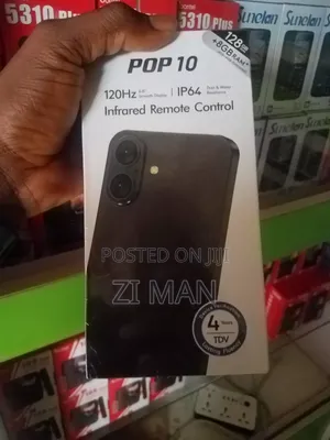 New Tecno Pop 10 128 GB Black
