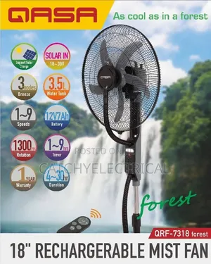 18" Rechargeable Mist Fan