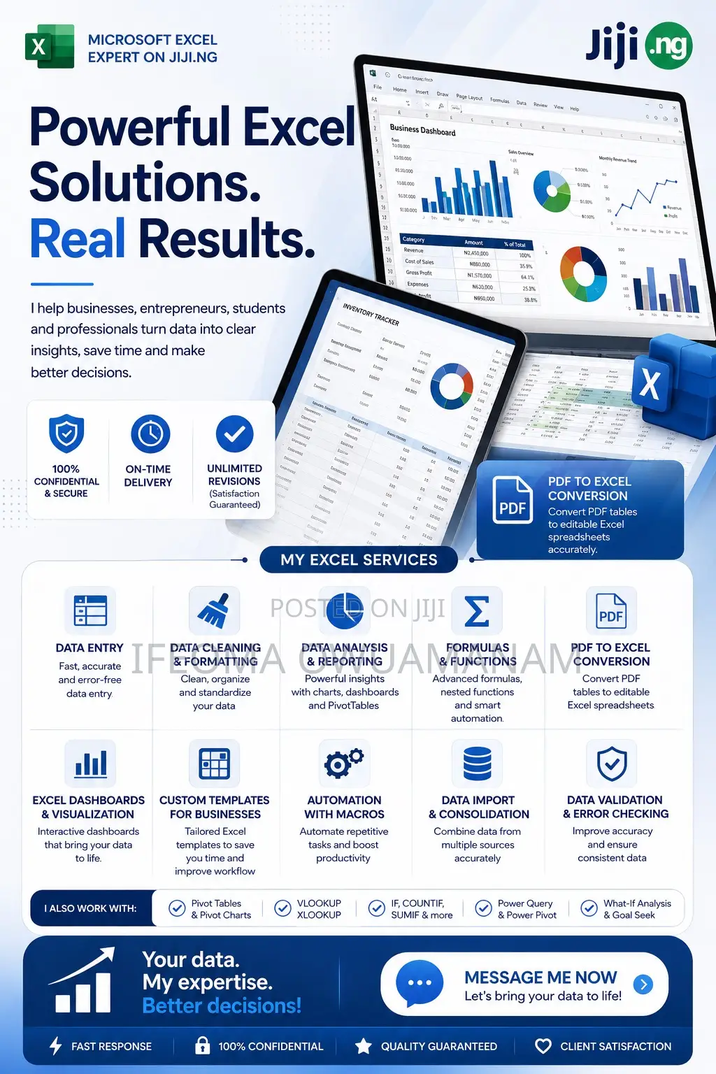 Excel Data Entry, Cleaning Analysis - Fast Accurate