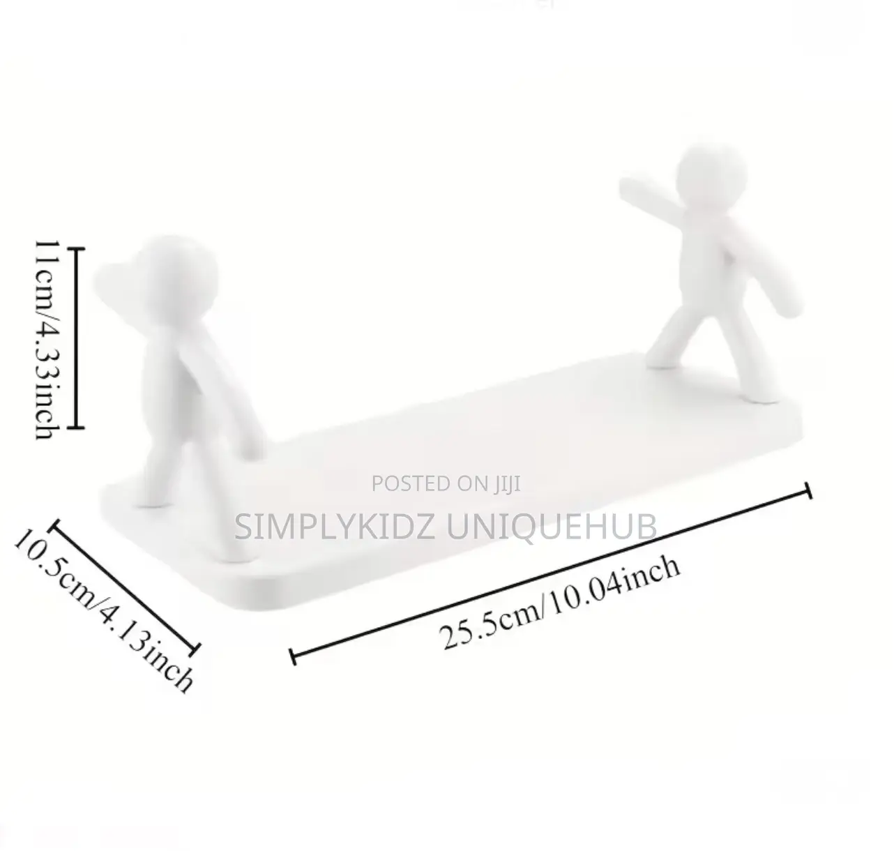 1pc Modern Plastic Wall Shelf With Human Pattern