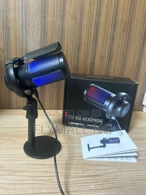 Me6s USB RGB Gaming Condenser Podcast Microphone