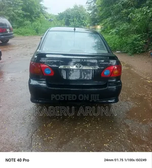 Toyota Corolla 2003 Black