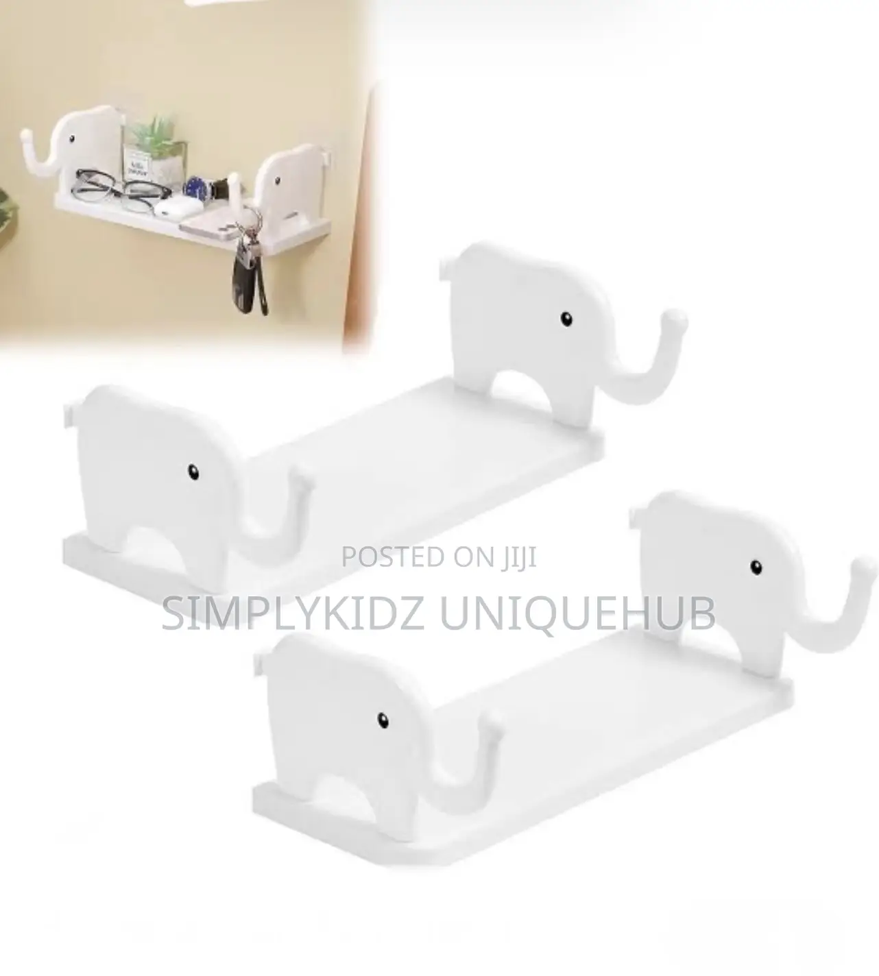 Multifunctional Elephant Shaped Storage Shelf