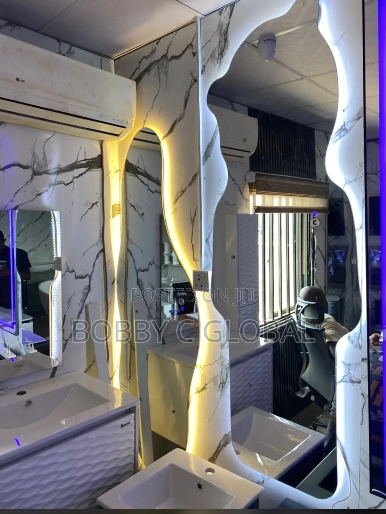Luxury Baby Shape Led Mirror