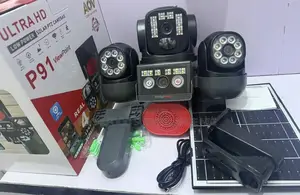 Four Lens, Four Views CCTV Solar Powered Camera