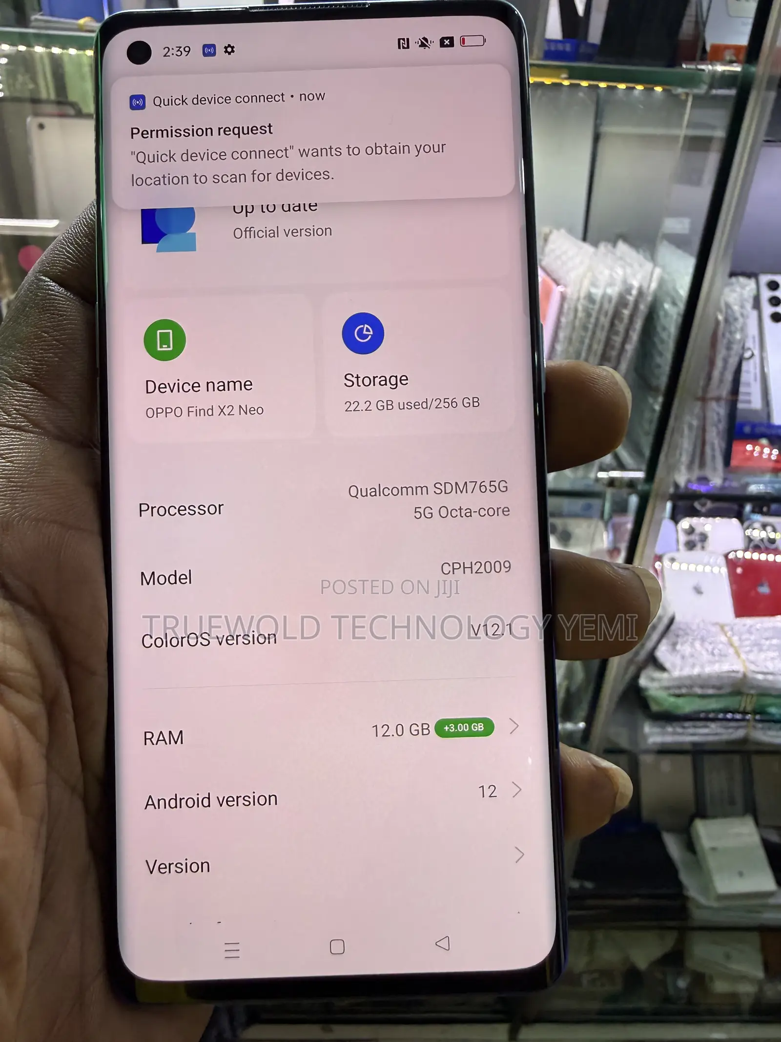 Oppo Find X2 Neo 256 GB Blue