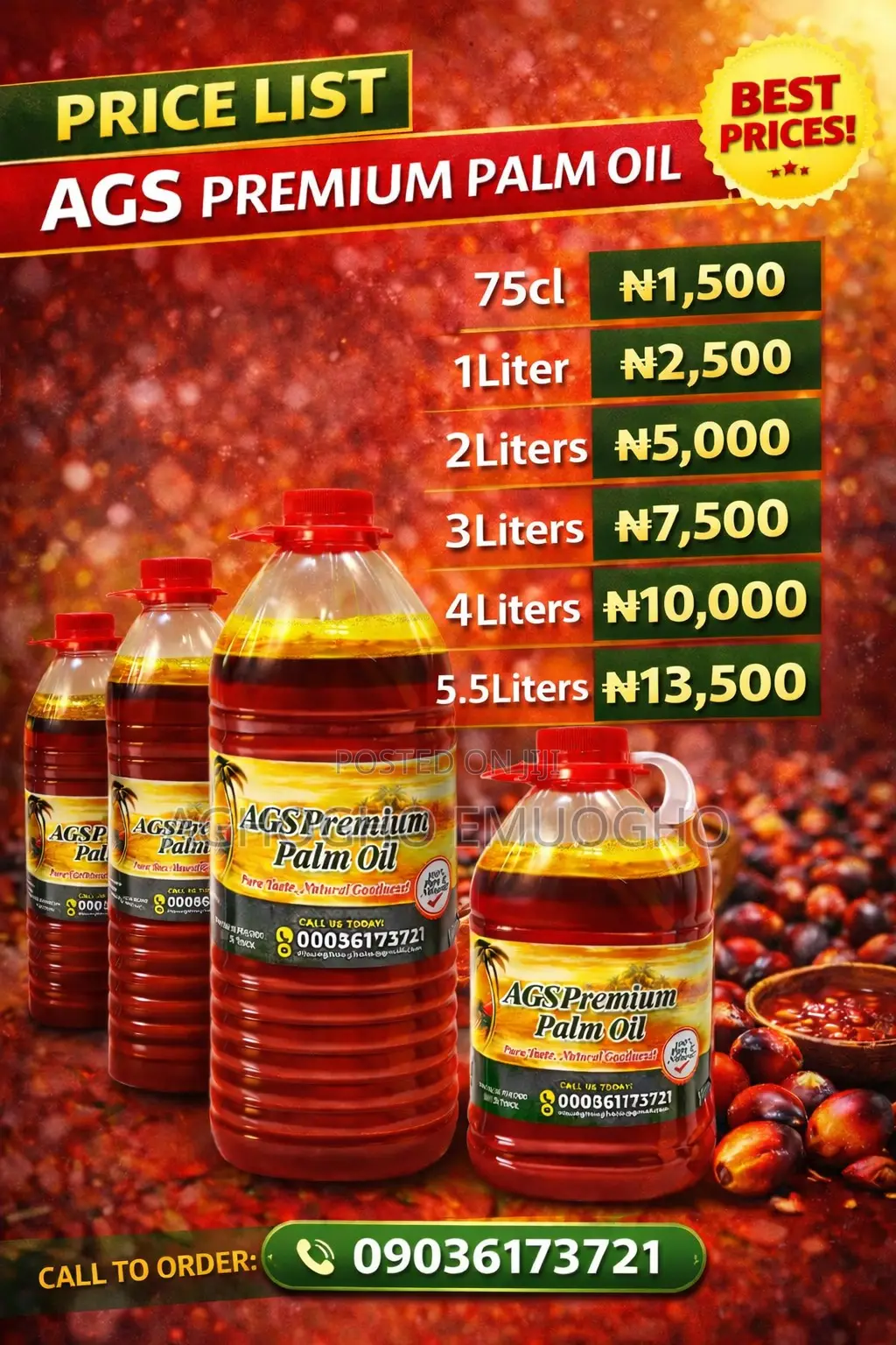 Ags Premuim Palm Oil