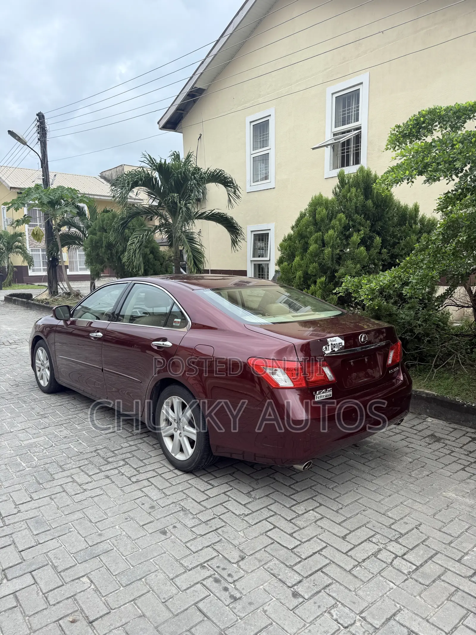 Lexus ES 350 2007 Burgundy