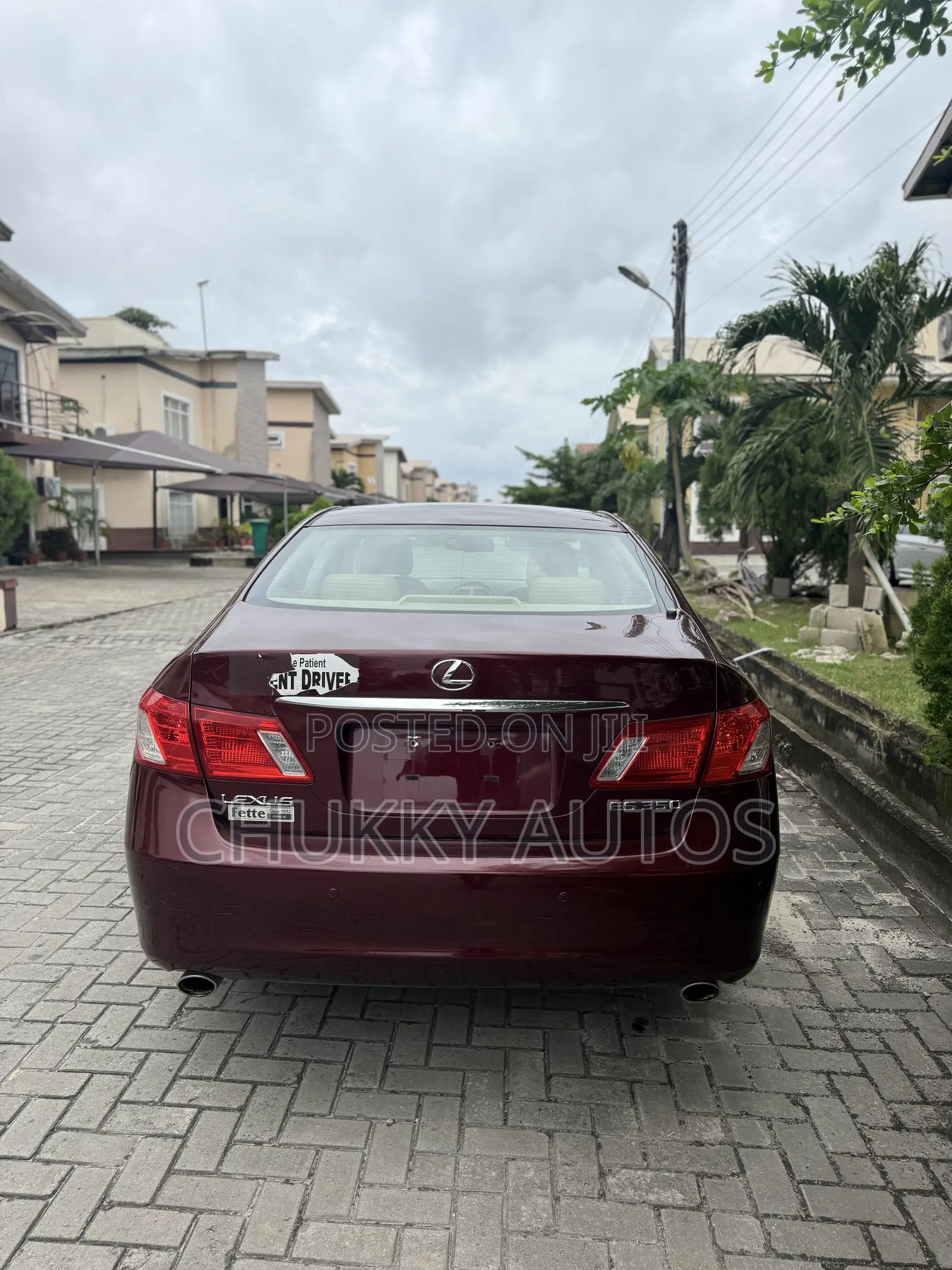 Lexus ES 350 2007 Burgundy
