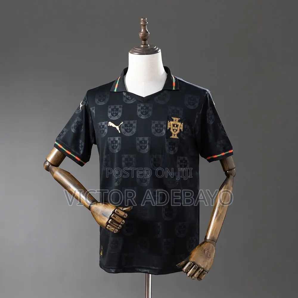 Portugal Away Black Kit