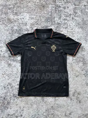 Portugal Away Black Kit