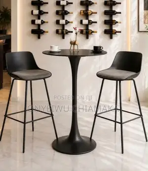 Modern Bar Table With 2 Bar Chairs