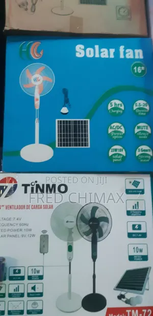 Solar Rechargeable Fan
