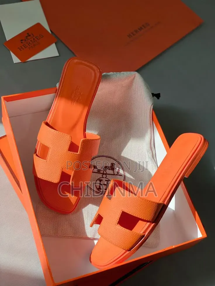 Ladies Hermes Slippers