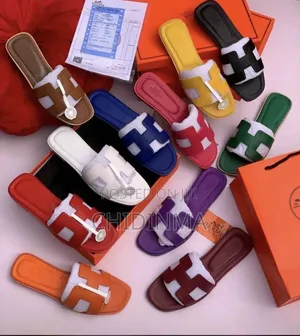 Ladies Hermes Slippers