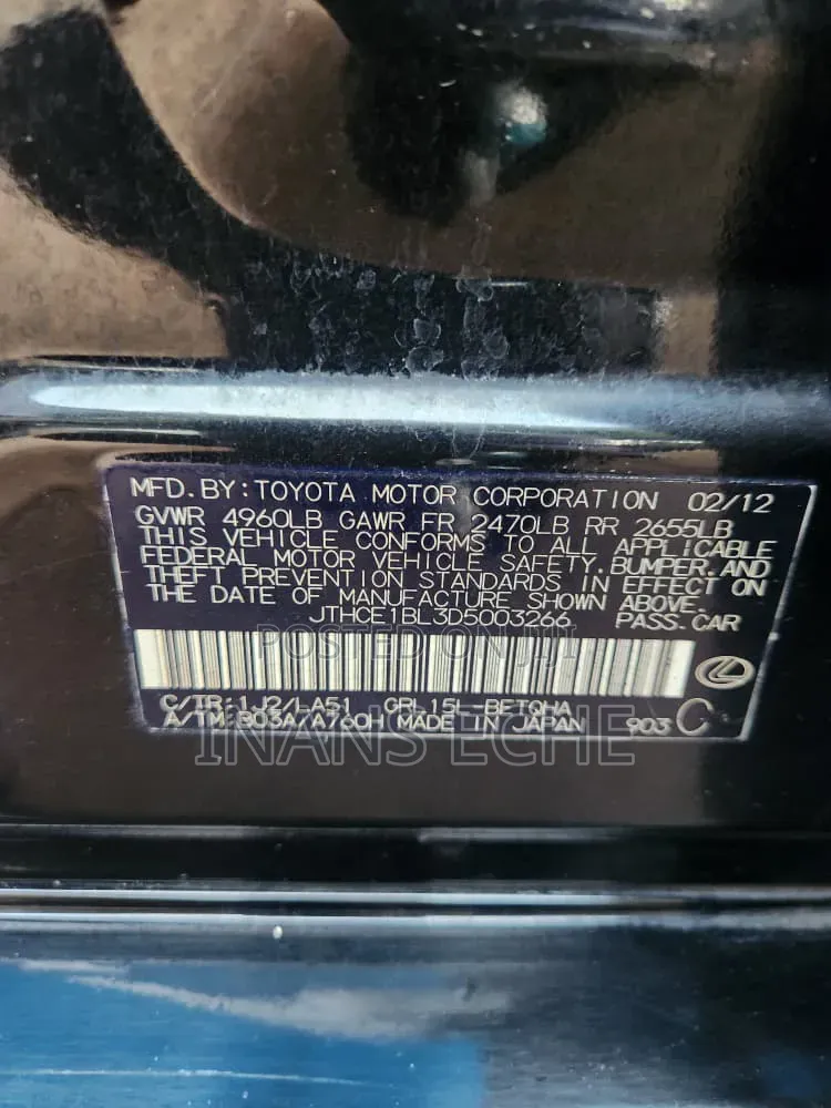 Lexus GS 350 2013 Black