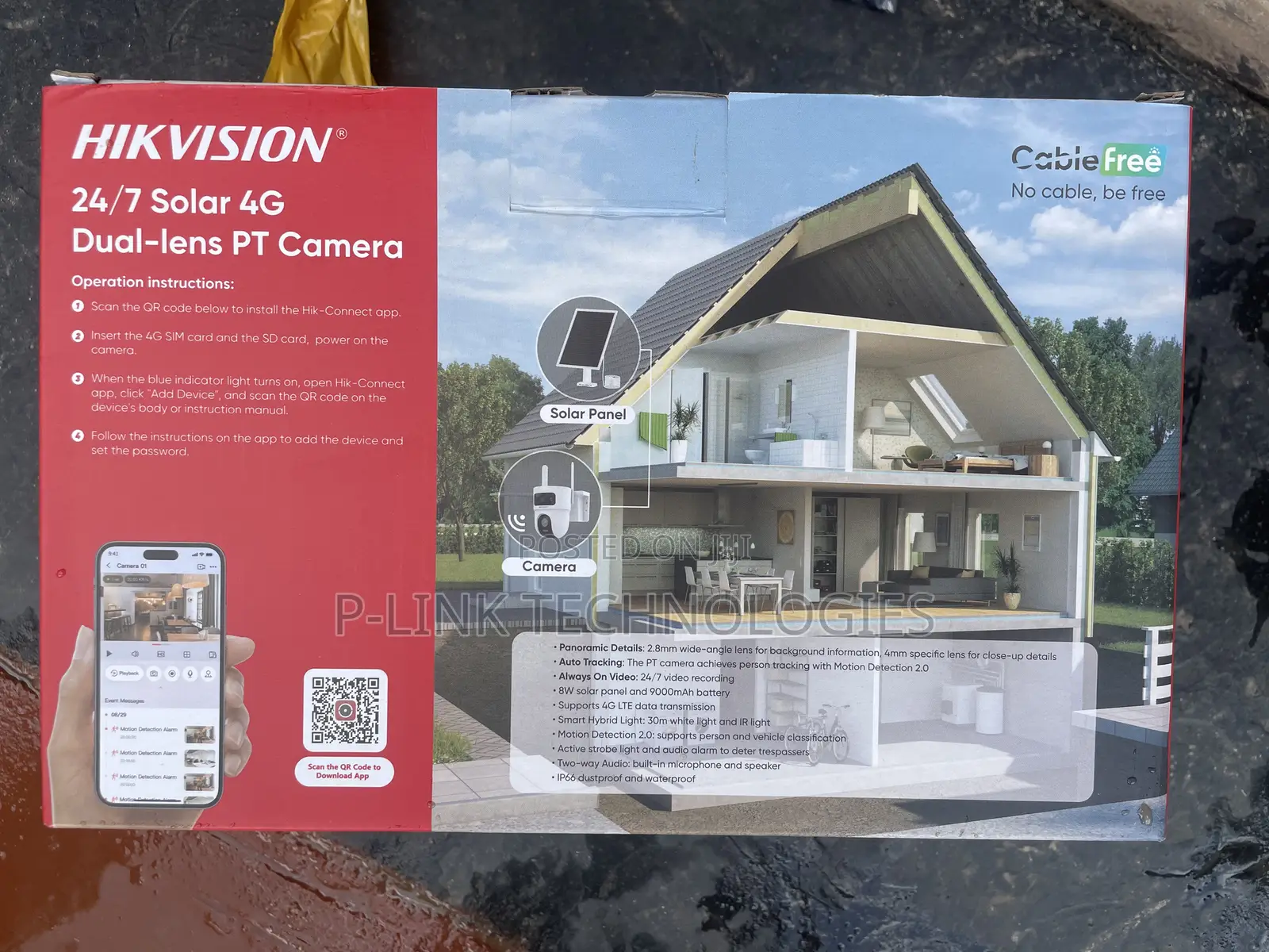 Aov Hikvision Dual Lens Solar Camera