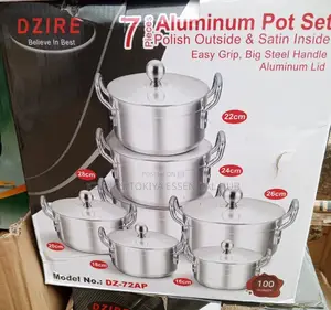 Dzire 7pcs Aluminum Pot