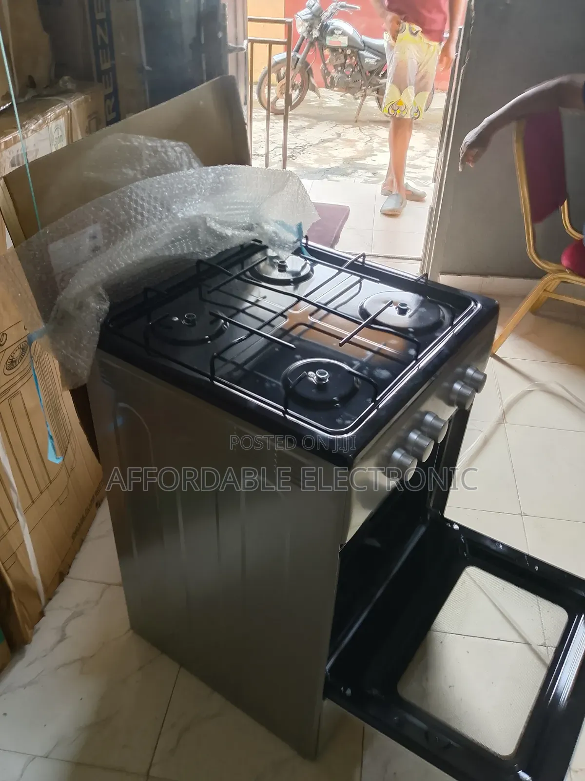 Portable Maxi 4b Gas Cooker+ Oven