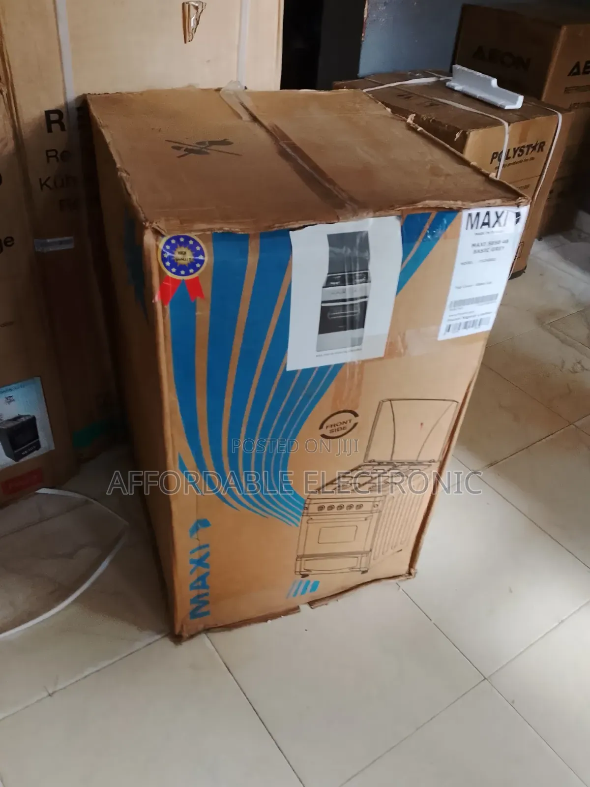 Portable Maxi 4b Gas Cooker+ Oven