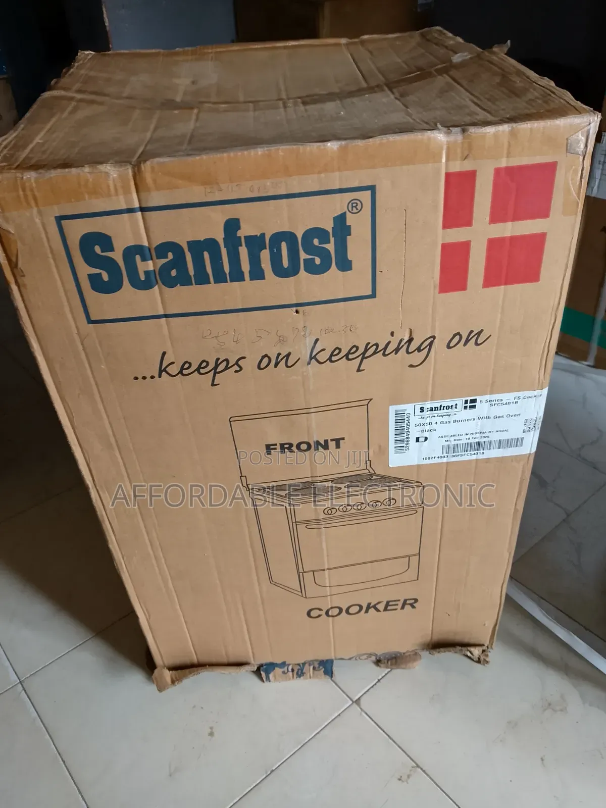Scanfrost 4b Gas Cooker + Oven