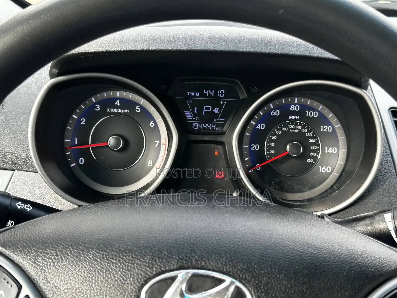 Hyundai Elantra 2015 Black