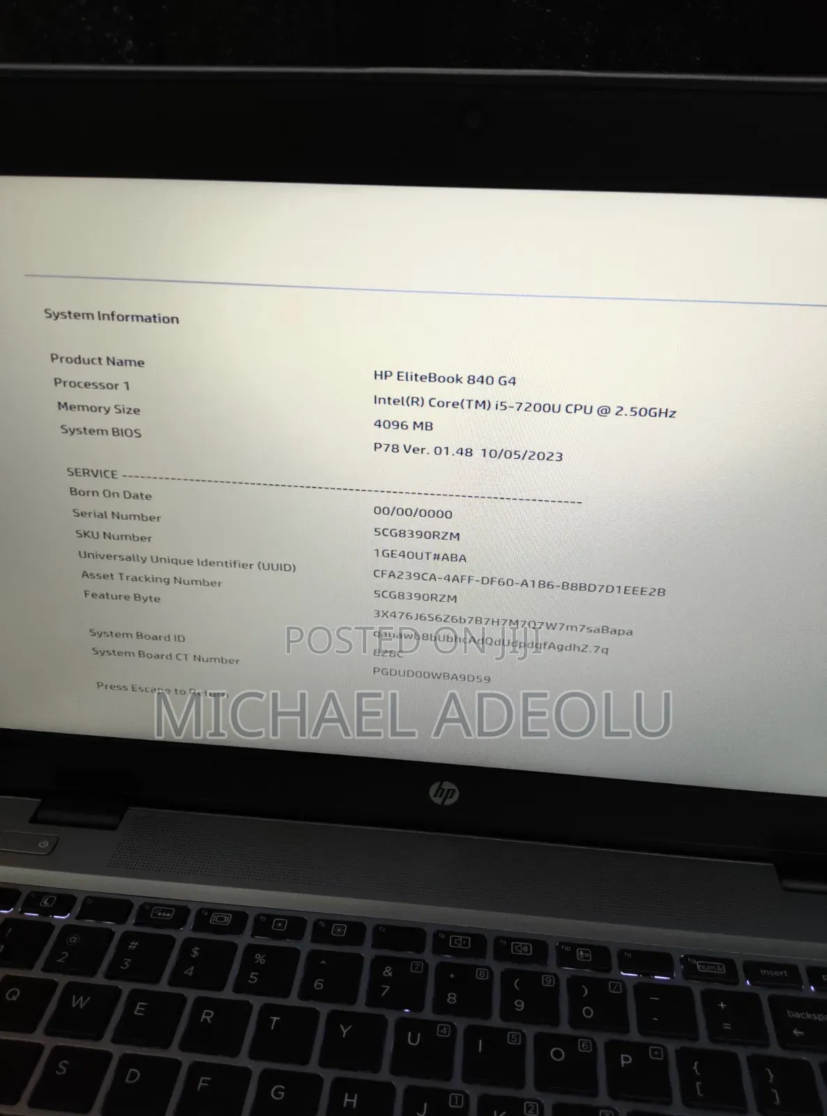 Laptop HP ProBook 430 G4 8GB Intel Core i5 SSD 256GB