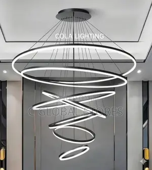 7 Rings Chandelier Light