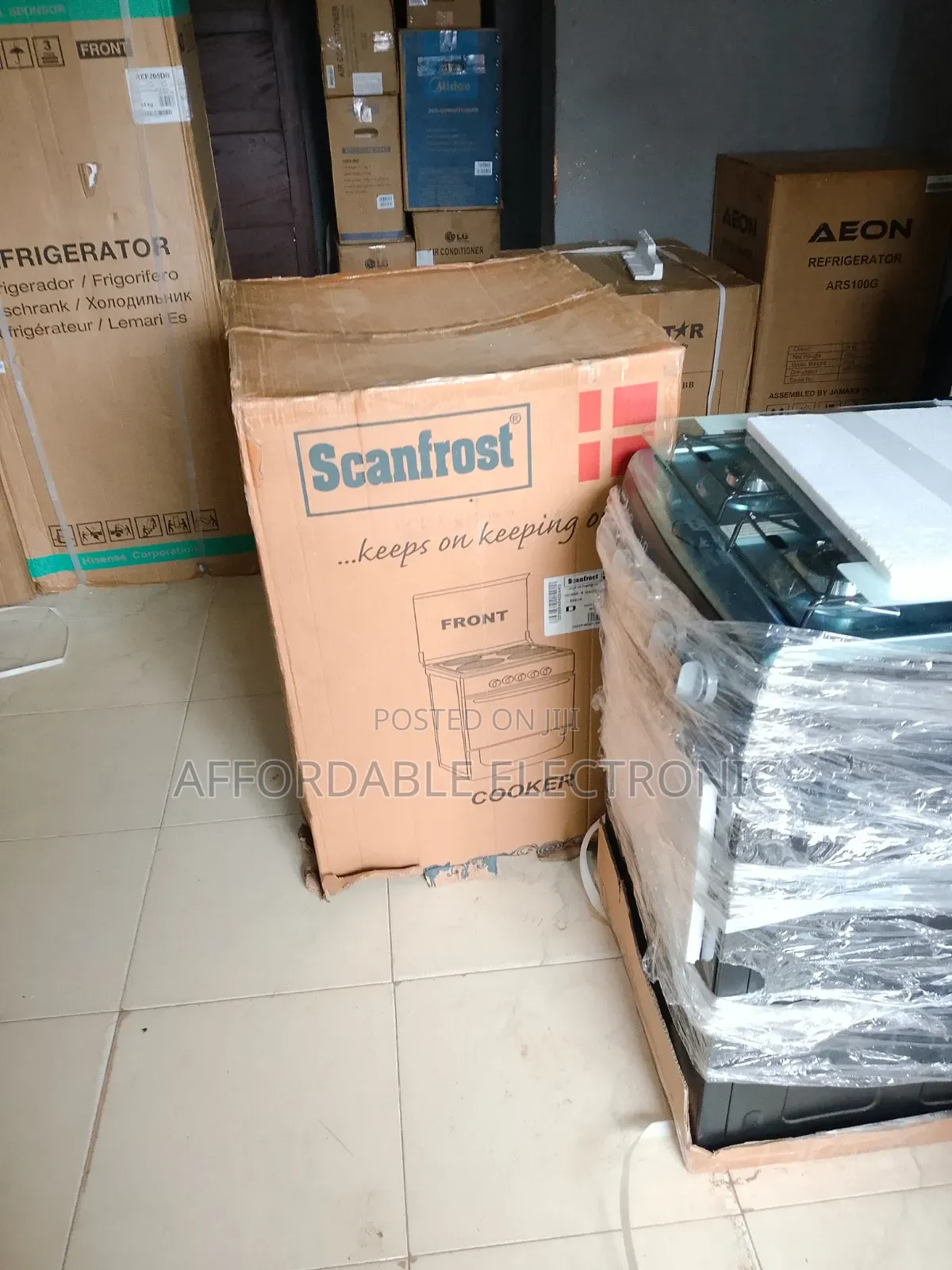 Stylishly Designed Scanfrost 4b Gas Cooker