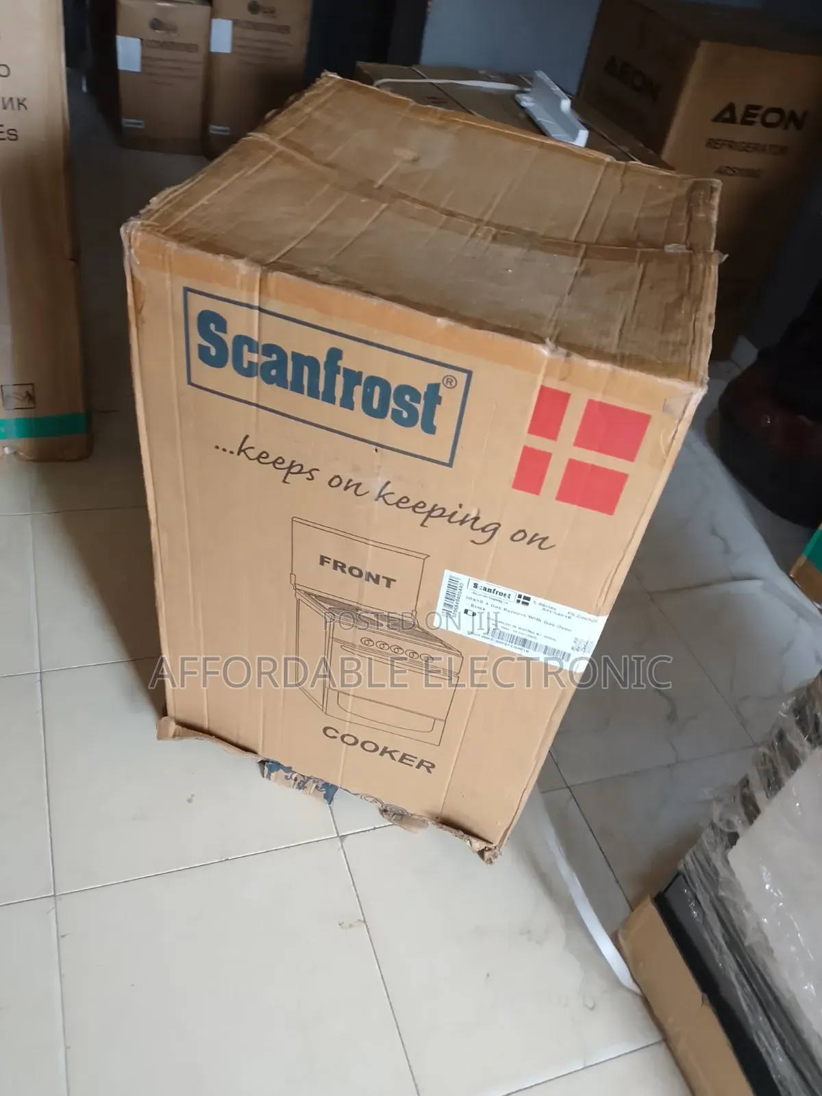Stylishly Designed Scanfrost 4b Gas Cooker