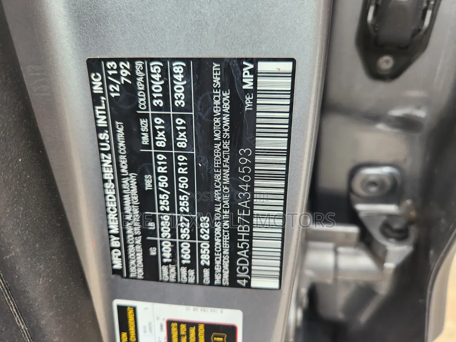 Mercedes-Benz M Class 2014 Gray