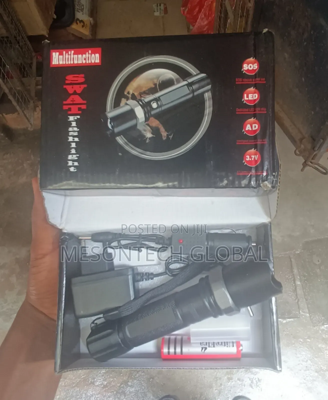Rechargable Security Flashlight Torch
