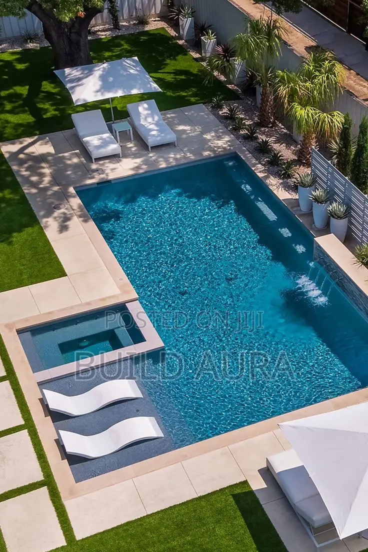 Swimming Pool Presentation Plan, With All Complete Drawings