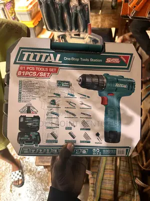 81pcs Tool Set With 12v Cordless Drill. ( Total Brand)