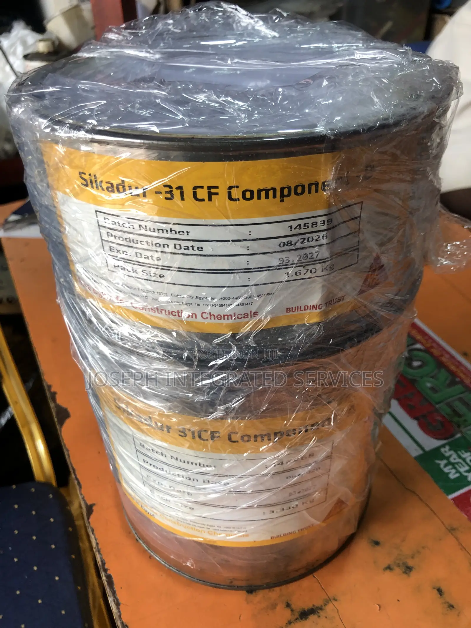 2-Component Sikadur-31 Cf Epoxy Adhesive and Repair Mortar